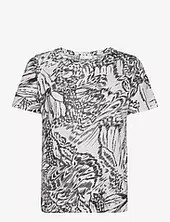 Almaiw Print Tshirt Inwear White