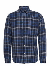 Relaxed Checked Shirt - Gots/vegan Knowledge Cotton Apparel Navy