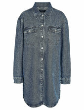 Nmalva L/s Denim Dress Az351mb Fwd Noos Noisy May Blue