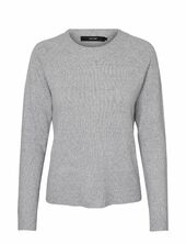 Vmdoffy Ls O-neck Blouse Ga Noos Vero Moda Grey
