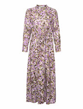 Slfkatrin Ls Ankle Dress B Selected Purple