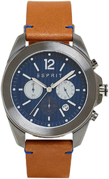 Esprit Herreur Es1g159l0045 Field Blå/læder Ø45 Mm