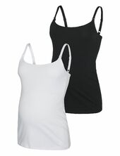 Mlkerrie Strap Jrs Top 2f 2-p Noos Mamalicious Black