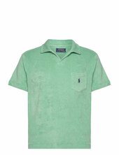 Custom Slim Fit Terry Polo Shirt Polo Ralph Lauren Green