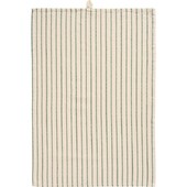 Viskestykke "orla" M/ Mørkegrønne Indvævede Striber - Ib Laursen 50x70