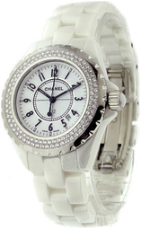 Chanel Dameur H0967 J12 Hvid/keramik Ø33 Mm