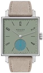 Nomos Glashütte Dameur N-439.sb Tetra Grøn/læder 29.5x29.5 Mm
