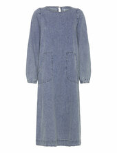 Lucasll Midi Dress Ls Lollys Laundry Blue