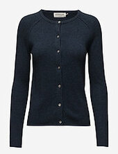 Rwlaica Cashmere Ls O-neck Raglan C Rosemunde Blue