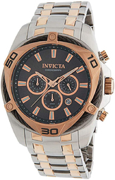 Invicta Herreur 34135 Bolt Sort/rosaguldtonet Stål Ø50 Mm