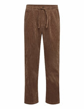 Akjan Cord Pleat Pants Anerkjendt Brown
