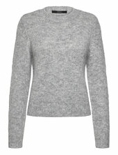Vmnovah Ls O-neck Pullover Ga Noos Vero Moda Grey
