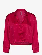 Satin Long-sleeved Jacket Hunkemöller Red