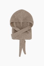 Soft Wool Balaclava A5983 - Almond Milk - Ganni - Beige One Size
