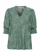 Cuolu Ss Blouse Culture Green