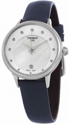 Tissot Dameur T133.210.16.116.00 T-lady Hvid/læder Ø33.17 Mm