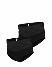 Mlalberta Lace Panties Hw 2-p Mamalicious Black