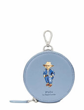 Lthr Trvlr Bear-blpt Cn Pch-ccs-sma Polo Ralph Lauren Blue