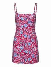 Floral Print Dress Mango Red
