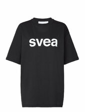 Smaustin Boxy Logo Ss T-shirt Svea Black