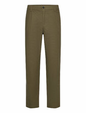 Sdliam Elas. Pleat Solid Khaki