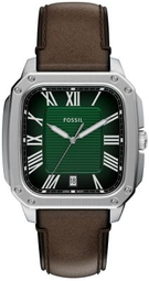 Fossil Herreur Fs6150 Crosby Grøn/læder