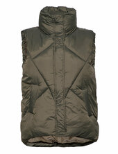 Onlpalma Puffer Waistcoat Cc Otw Only Khaki