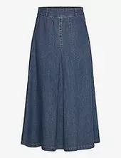 Pd-harper Chambrey Pleat Skirt Pieszak Navy