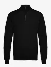 Greyson Half-zip Merino Knit Les Deux Black