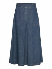 Pd-harper Chambrey Pleat Skirt Pieszak Navy