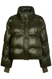Neo Noir - Jakke - Rhea Shiny Puffer Jacket - Olive