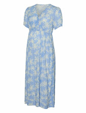 Mlalika Tess S/s Wo Midi Dress Mamalicious Blue