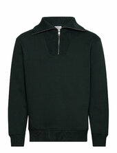 Regular-fit Zip-neck Sweatshirt Mango Khaki