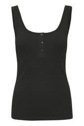 Gestuz Rolla U-neck, Farve: Sort, Størrelse: Xs, Dame