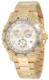 Invicta Herreur 11369 Specialty Sølvfarvet/gul Guldtonet Stål Ø45