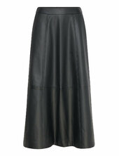 Vmolive Hw Coated Ankle Skirt Prm Vero Moda Black