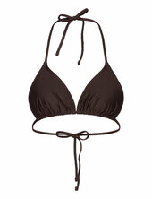 Rwshiitake Triangle Bikini Top Rosemunde Brown