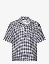 Relaxed Fit Short Sleeve Jacquard Shirt Scotch & Soda Blue
