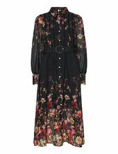 Yasromantica Ls Long Dress - Show Yas Black