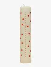 Polka Calendar Candle Oyoy Living Design Red