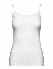 Basic Lace Caraco Femilet White