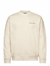 Script Brushback Crew Neck Sweatshirt Lyle & Scott Cream