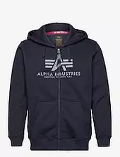 Basic Zip Hoodie Alpha Industries Navy