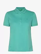 H/s Polo Shirt United Colors Of Benetton Green