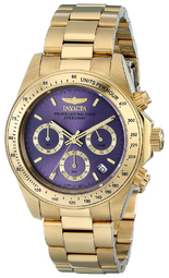 Invicta Dameur 18257 Speedway Lilla/gul Guldtonet Stål Ø41 Mm