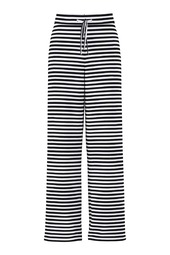 Pieces - Bukser - Laya Mw Wiide Pants - Black/bright White