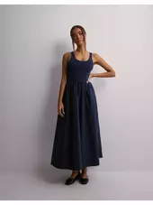 Polo Ralph Lauren Sl Zaha Dr-sleeveless-day Dress Midikjoler Navy