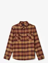 Bowery L/s Flannel Brixton Beige