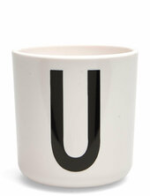 Kids Personal Eco Cup Design Letters White
