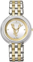 Versace Dameur Ve2ca0623 Thea Sølvfarvet/gul Guldtonet Stål Ø38 Mm